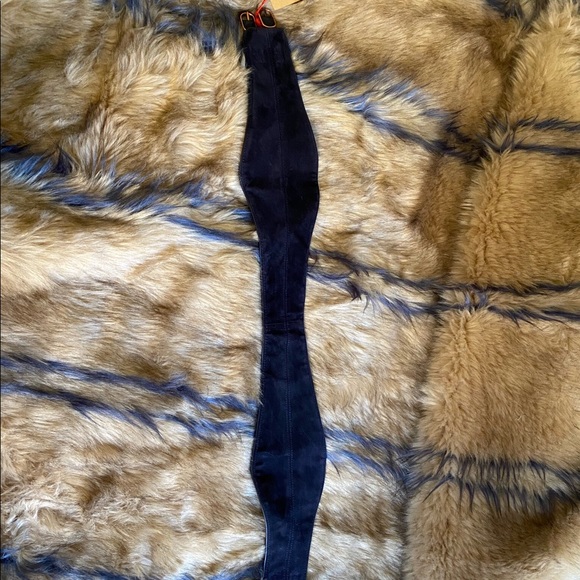 Zac Posen 2007/08 Genuine Suede Corset Belt - Picture 4 of 9